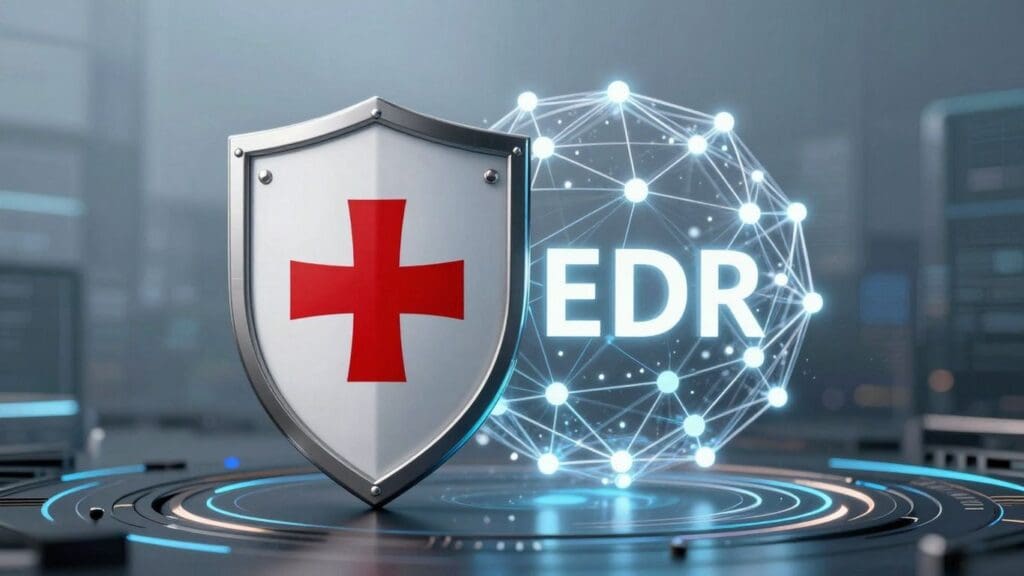 EDR and antivirus comparison graphic